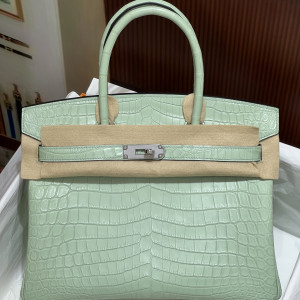 플래티넘 30cm 민트그린 가방