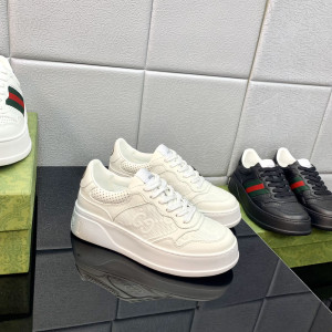 GUCCI 남녀 커플 화이트 스니커즈