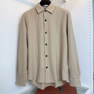 Loro Piana 체크 패턴 셔츠