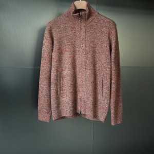 LP 혼방 양모 니트 더블지퍼 가디건