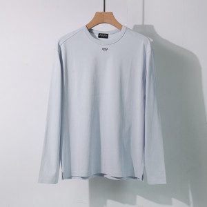남성 라운드넥 긴팔 티셔츠
