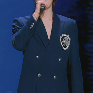 네이비 더블브레스트 재킷