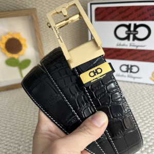 Ferragamo 오토매틱 가죽 벨트