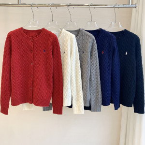 폴로 랄프로렌 케이블 니트 가디건