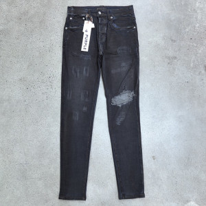 PURPLE-BRAN 빈티지 슬림핏 데님팬츠